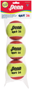 Penn 521914 QST 36 Felt Tennis Balls 12 Count Bag for sale online 